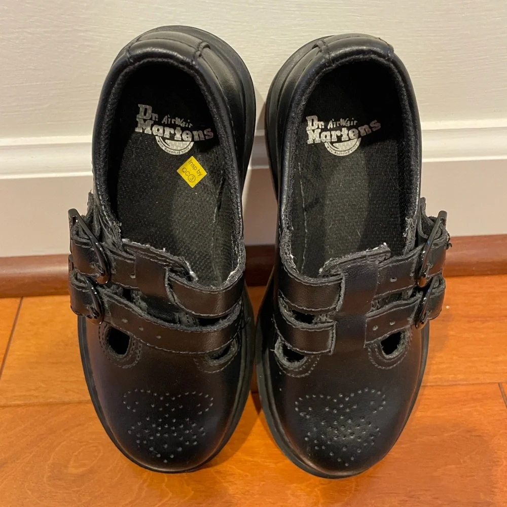 Dr Marten Kids Size 12 Black Mary Jane’s Style 8065 - Picture 14 of 14